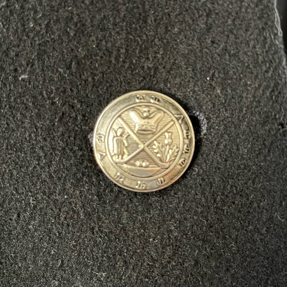 Perry Ellis Vintage Black Wool Military Peacoat USA Made Women’s 10 - Picture 7 of 17